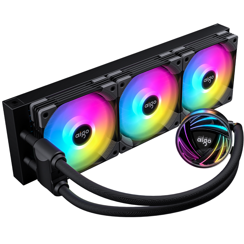 爱国者 银河T360(黑色) RGB一体式水冷CPU散热器
